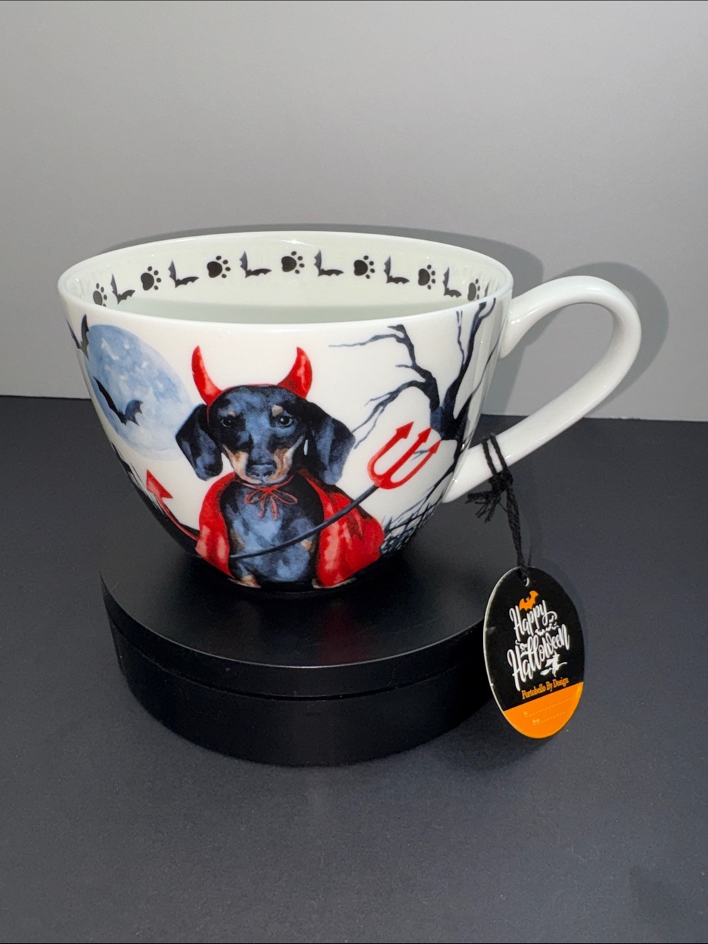 Portobello by Design Halloween Dachshund Dog Mug “Little Devil”